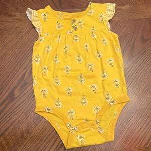 Brand new baby girl floral onesie, size 18 months